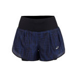 ASICS Kleding ASICS Road AOP 2in1 3.5in Hardloopshorts Dames-donkerblauw, zwart
