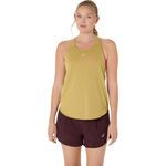 ASICS Kleding ASICS Road Hardloopshirt Dames-Limoen