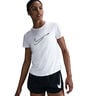 Swoosh Hardloopshirt Dames-Wit