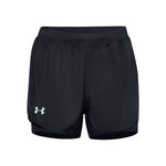 Under Armour Kleding Under Armour Fly By 2.0 2in1 Shorts Dames-Zwart,Zilver
