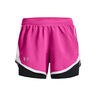 Fly By 2.0 2in1 Shorts Dames-Pink,Wit