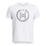 Under Armour Kleding Under Armour Run Everywhere Wreath Hardloopshirt Heren - wit, grijs